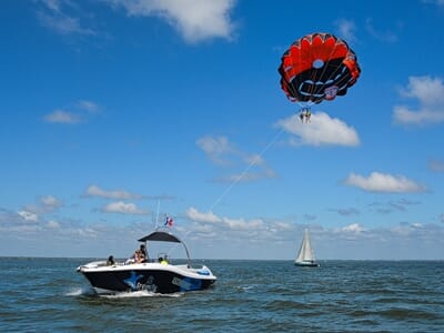 Parachute Ascensionnel dans le Bassin d'Arcachon