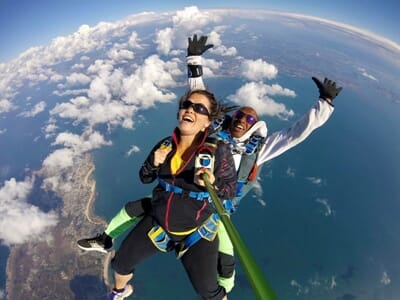 Saut en Parachute en Tandem à Quiberon