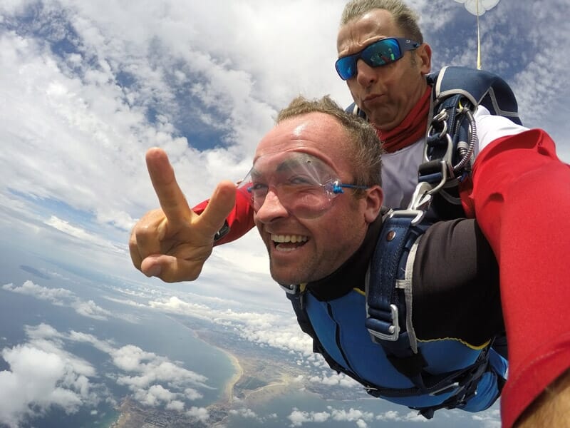 Saut en Parachute en Tandem à Quiberon