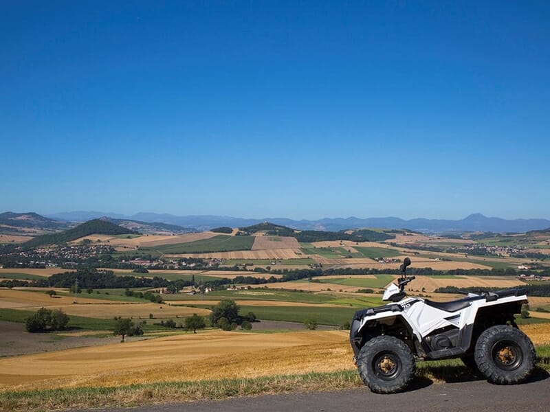 Randonnée en Quad près de Clermont-Ferrand - Parc Naturel Régional du Livradois-Forez