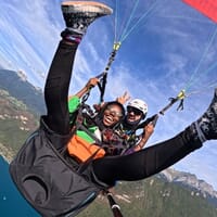 avis Baptême de Parapente à Annecy au Col de la Forclaz