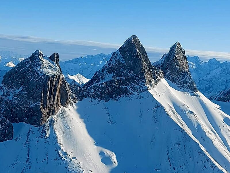Baptême en Parapente à Ski près de Grenoble - Station du Corbier