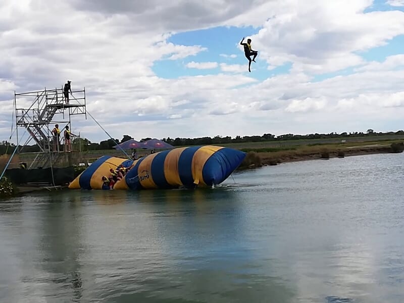 Blob Jump près de Montpellier - Sensations à Aigues-Mortes