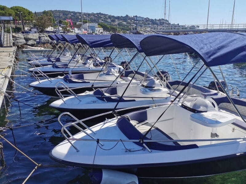 un port de plaisance avec plusieurs bateaux amarrés