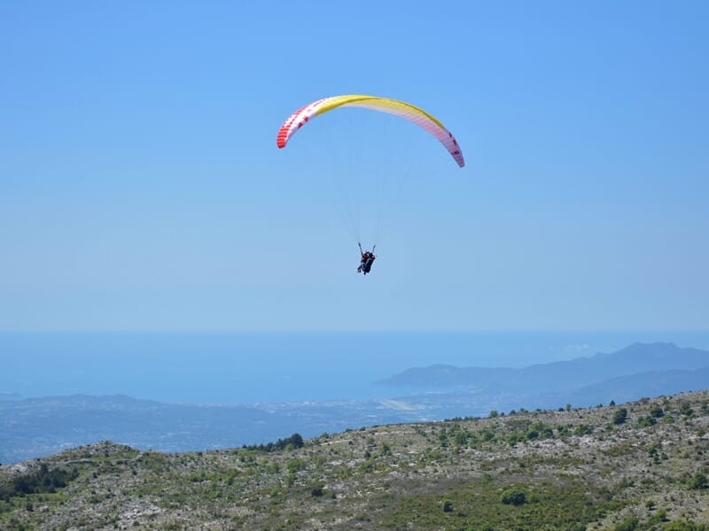 Baptême en Parapente près de Nice - Gourdon