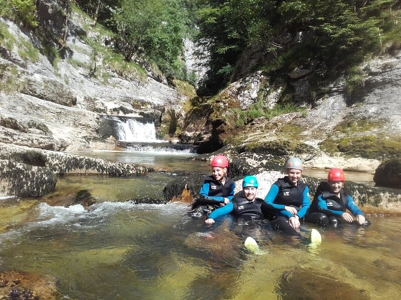 Canyoning dans le Jura - Canyon de la Saine