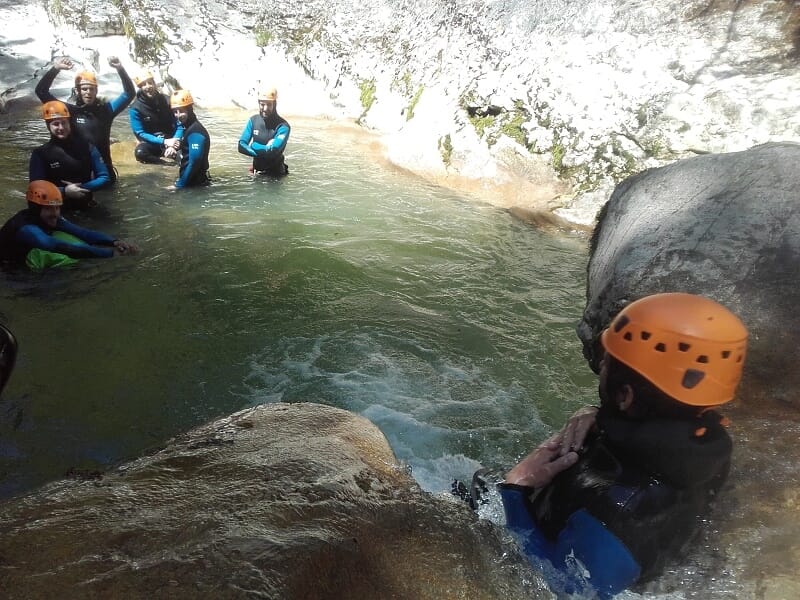 Canyoning dans le Jura - Canyon de la Saine