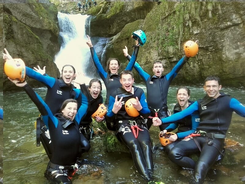 Canyoning dans le Jura - Canyon de la Saine