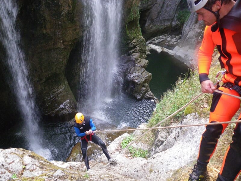 Canyoning près de Lons-le-Saunier - Canyon de la Langouette