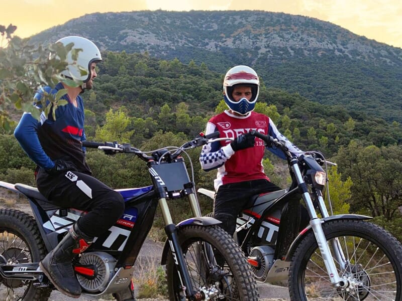 Randonnée en Moto Trial électrique à Chamrousse