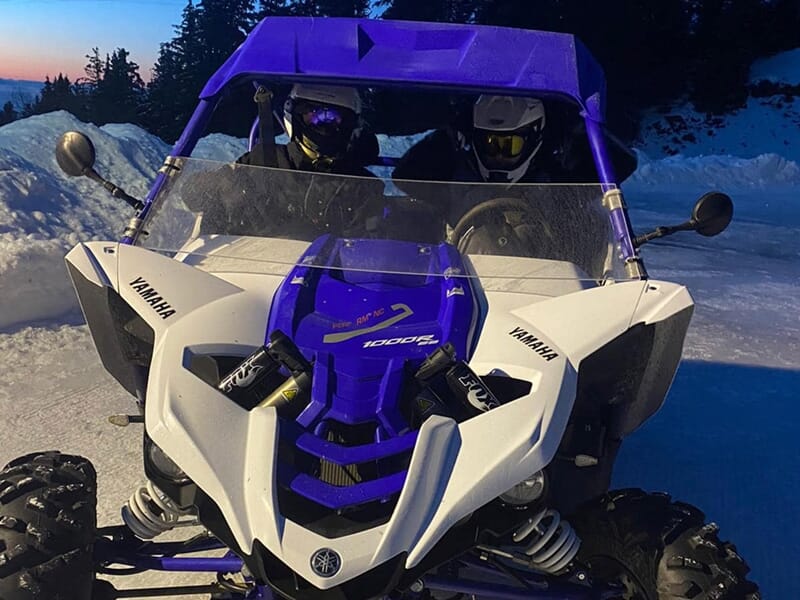Conduite sur Glace en Buggy SSV près de Grenoble - Circuit Neige de Chamrousse