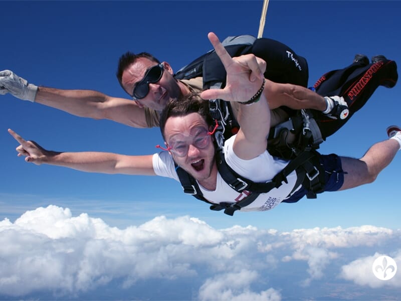 Saut en Parachute en Tandem près d'Alençon - Mortagne-au-Perche