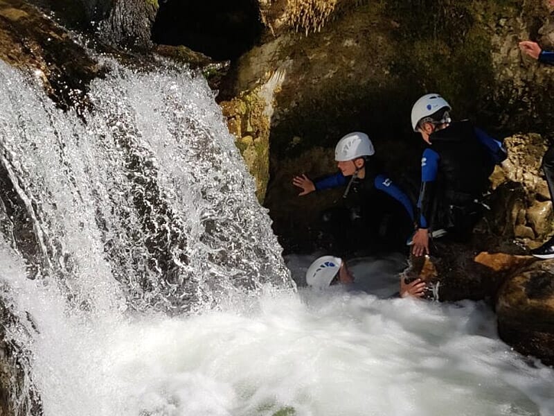 Canyoning au Canyon de Malvaux dans le Jura - Foncine-le-Bas