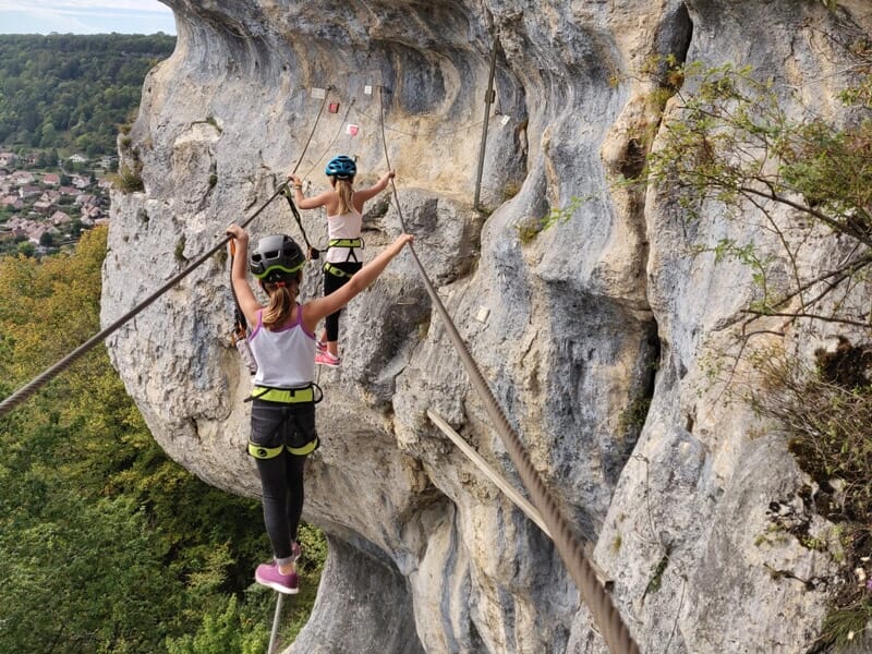Via Ferrata près de Besançon - La Roche du Mont à Ornans