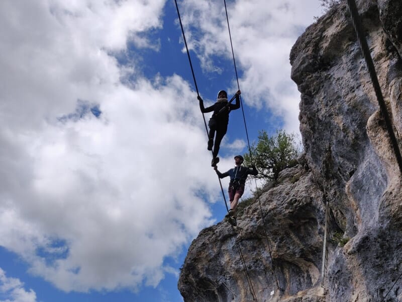 Via Ferrata près de Besançon - La Roche du Mont à Ornans
