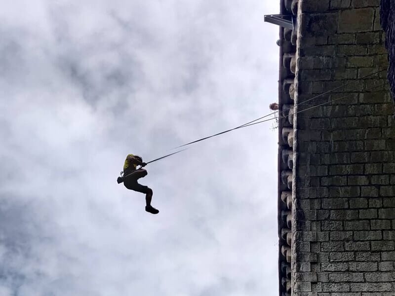Saut Pendulaire près de Besançon - Viaduc de la Brême