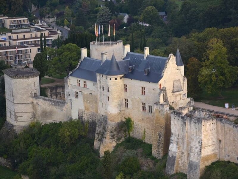 Vol en Montgolfière - Survol de la Forteresse Royale de Chinon
