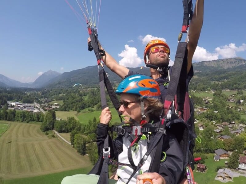 Baptême de Parapente près de Thonon-les-Bains - Grand Massif