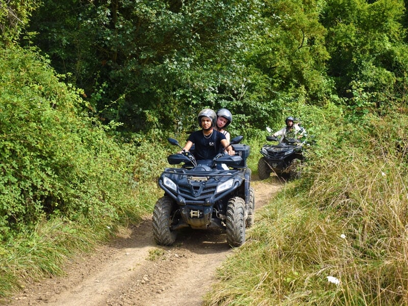 faire une balade en quad en duo