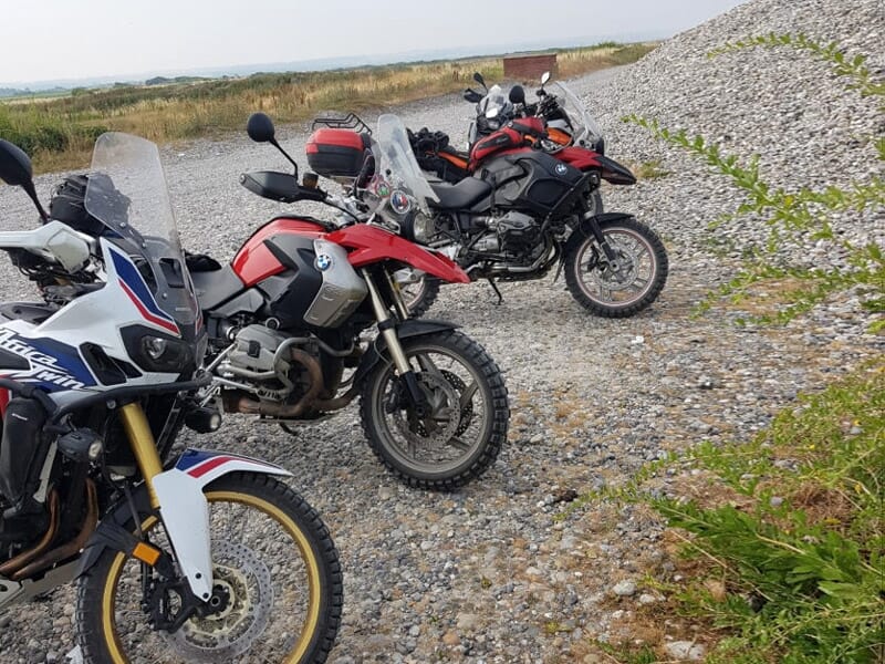 Randonnée à Moto de Trail près de Beauvais