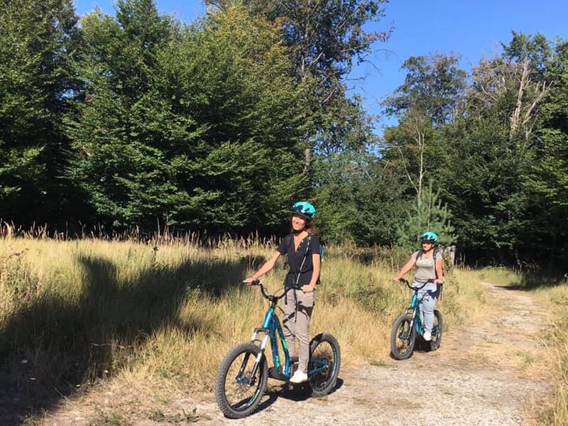 Randonnée en Trottinette électrique dans la Forêt de Fontainebleau