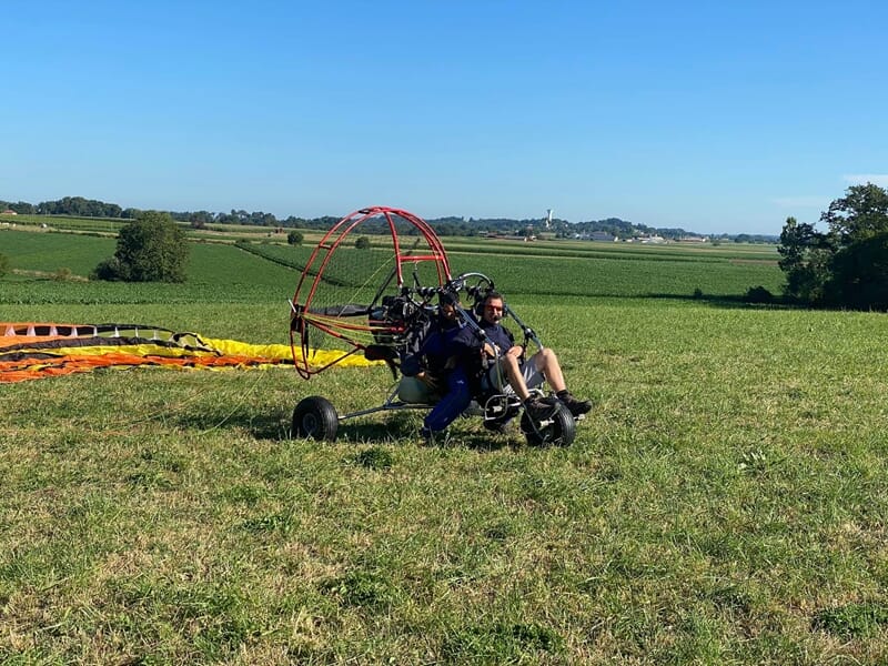 Baptême en Paramoteur près de Pau