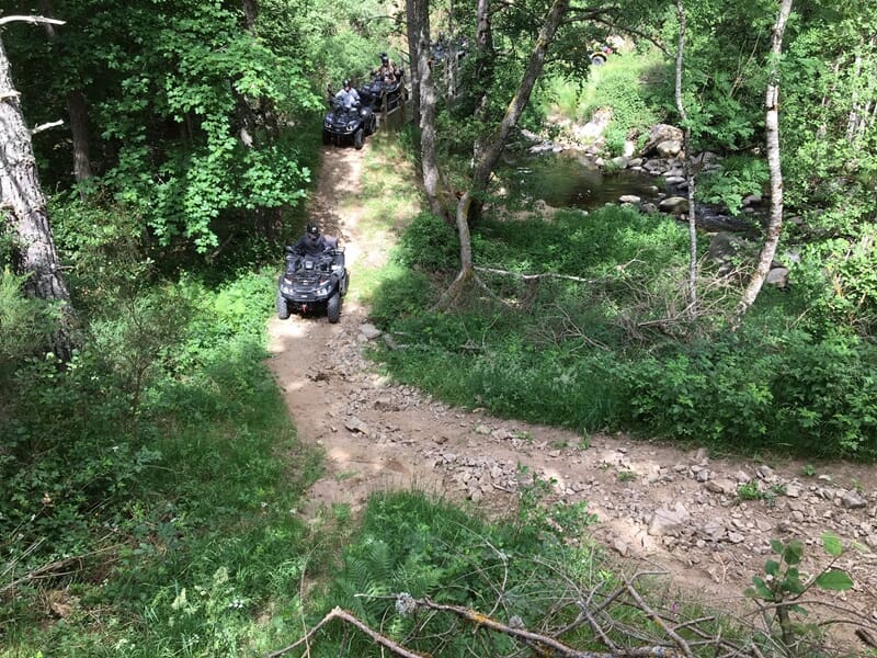 Randonnée en Quad près du Puy-en-Velay