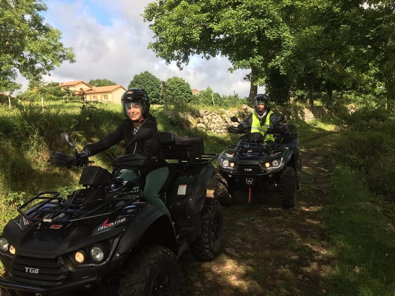 Randonnée en Quad près du Puy-en-Velay
