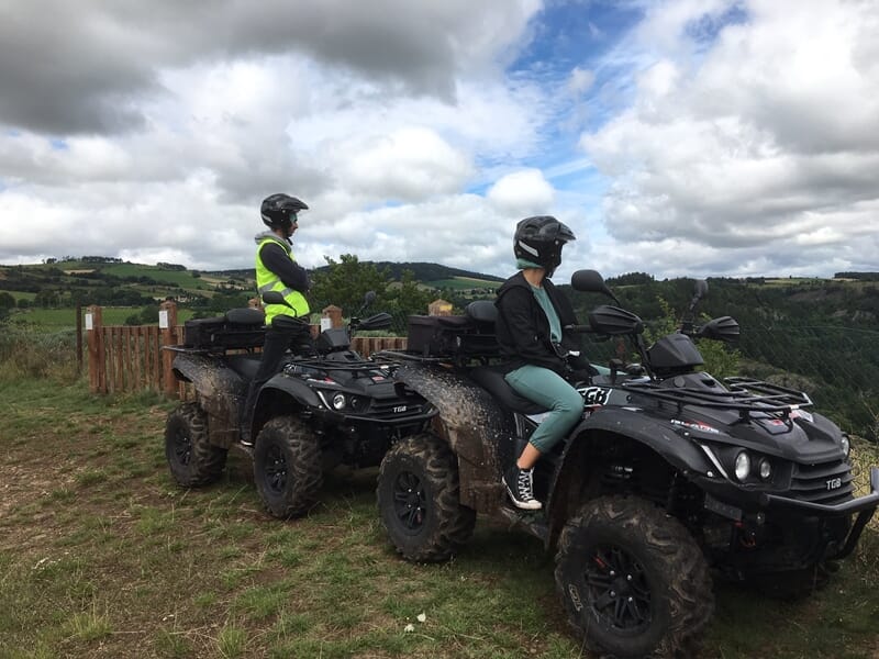 Randonnée en Quad près du Puy-en-Velay