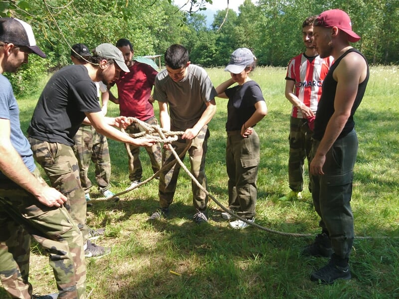 Atelier matelotage boot camp