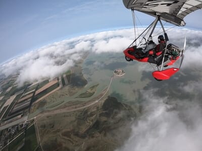 Initiation au Pilotage d'ULM Pendulaire près du Mont Saint-Michel