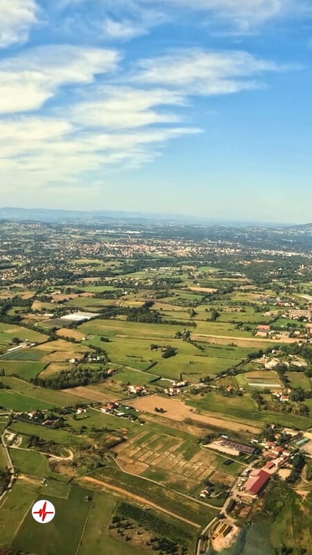 Baptême en Hélicoptère près de Lyon - Vourles