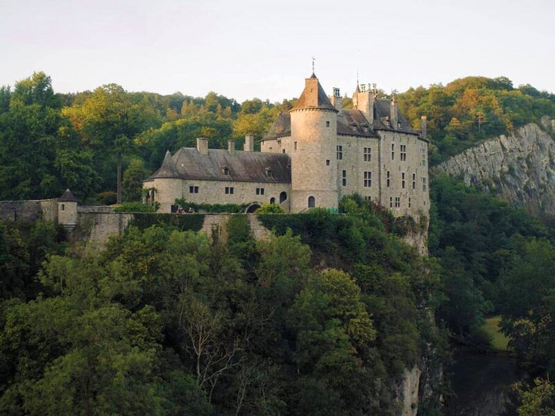 Le Château de Walzin en montgolfière
