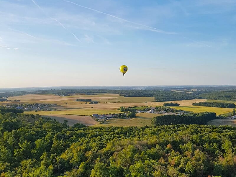 Vol en Montgolfière près de Ribérac - Survol de la Charente