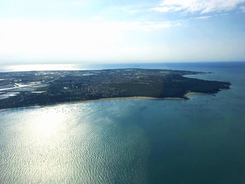 Baptême de l'Air en Hélicoptère Privé au-dessus de l'île de Noirmoutier