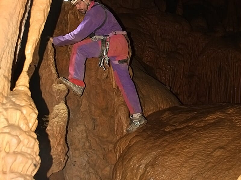 Spéléologie dans la Grotte de Poujol - Meyrueis