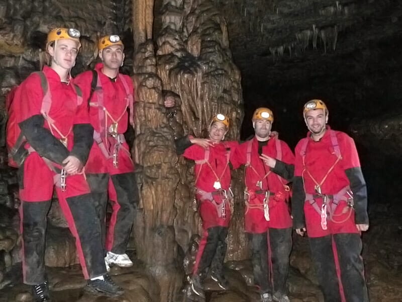 Spéléologie dans la Grotte de Poujol - Meyrueis