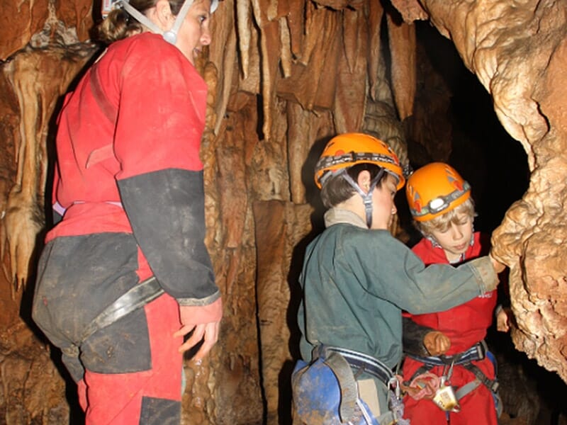 Spéléologie dans la Grotte de Poujol - Meyrueis