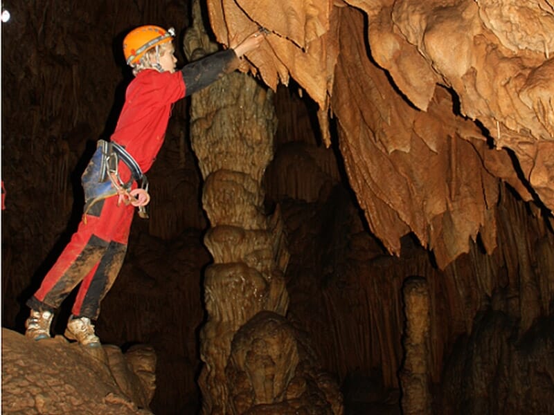Spéléologie dans la Grotte de Poujol - Meyrueis