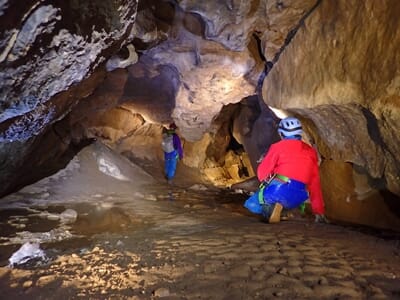 Spéléologie près de Pau - Rébénacq