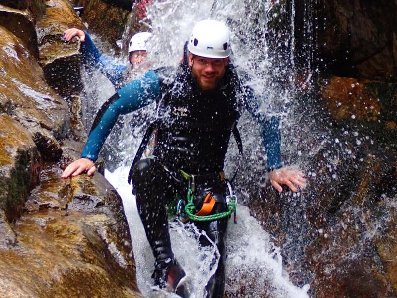 descendre les torrents en canyoning