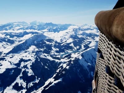Vol en Montgolfière à Haute Altitude - Traversée des Alpes et survol du Mont-Blanc