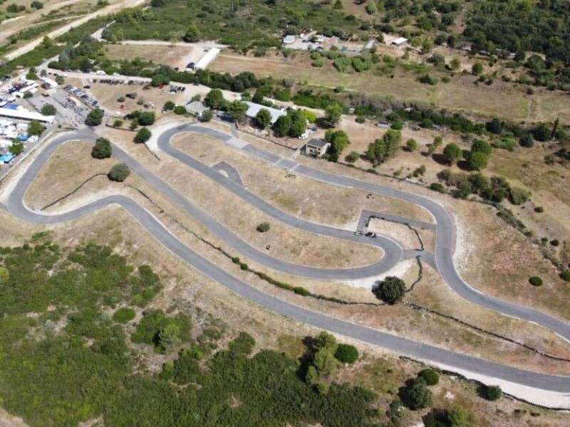 Vue aérienne du circuit Elceka