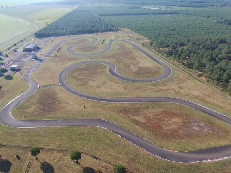 Circuit d'Escource vu du ciel
