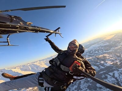 Saut en Parachute Tandem en Hélicoptère à Megève