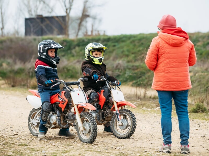 initiation pilotage moto cross enfant muret