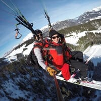 avis Baptême en Parapente à Ski à La Clusaz