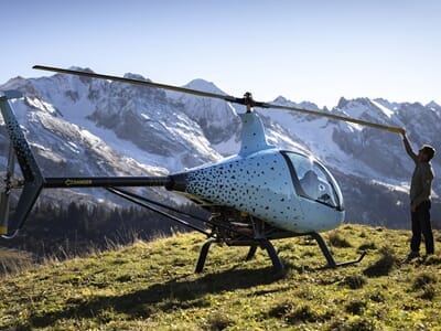 Baptême en Hélicoptère près d'Annecy
