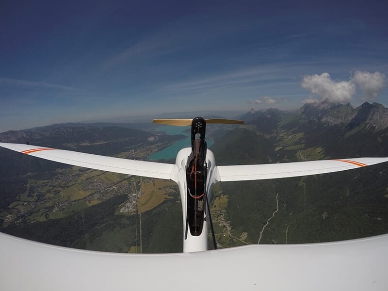 Vol en Planeur - Survol d'Albertville et sa région
