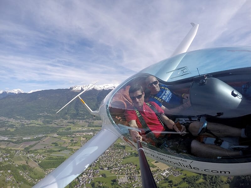 Vol en Planeur - Survol d'Albertville et sa région